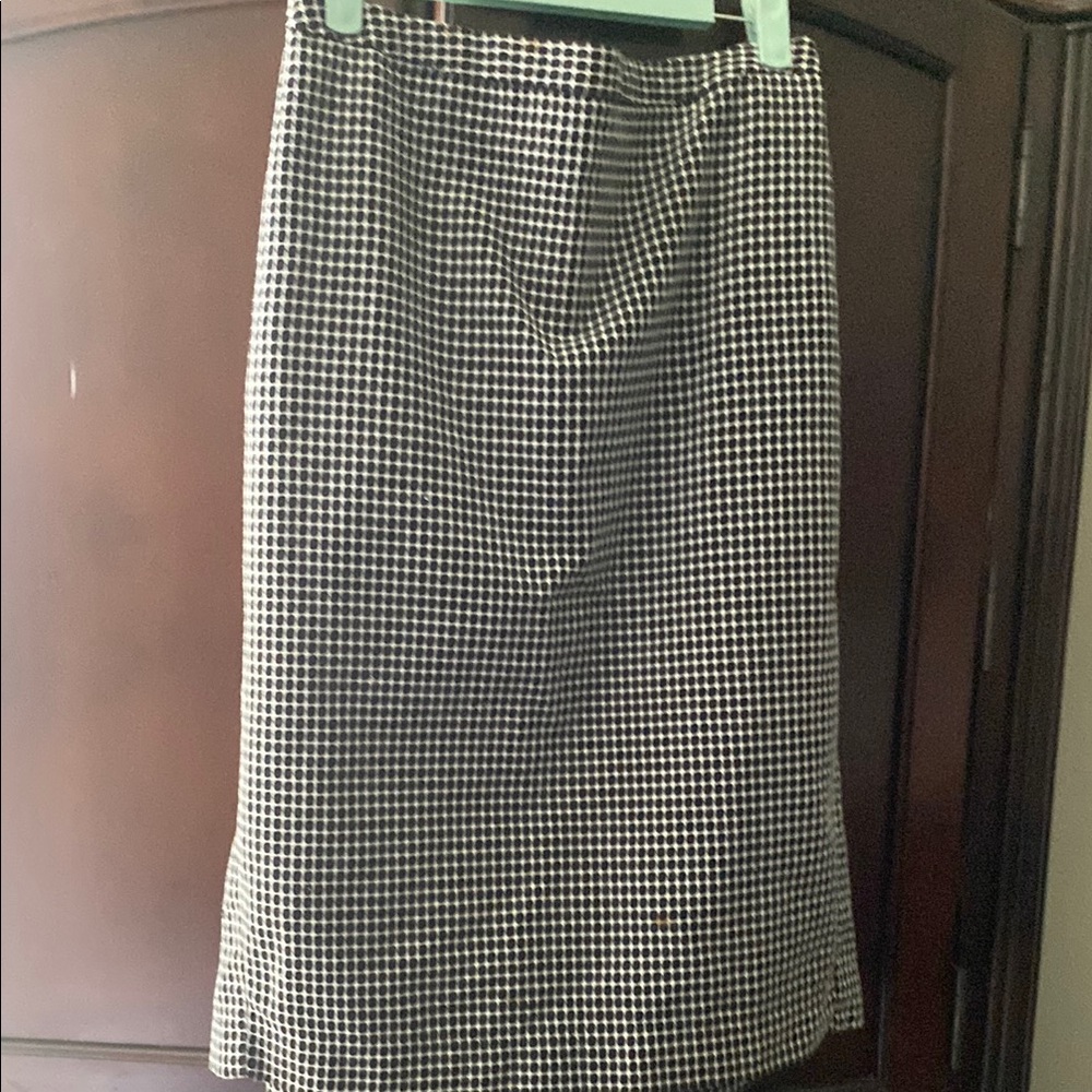 Merona Black and White Checkered Pencil Skirt